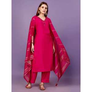 กระจกด้านบนทำมือวิสคอสทำจากผ้าวิสโคสพร้อม dupatta RANI - Product Image 1