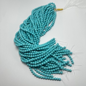 ลูกปัดเทอร์ควอยซ์ทรงหลวมหลากสีสำหรับทำเครื่องประดับ - Product Image 1