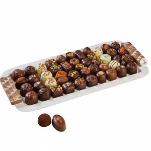 Bandeja de Chocolate Decorativa de Diseño Vintage con Asa de Madera, Bandeja Creativa de Metal para Servir Dulces, Directo de Fábrica - Product Image 1