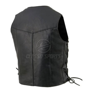 Wholesale Breathable Outdoor Use Winter Vest <b>Top</b> Selling Cheap Price Lightweight Men Leather Vest - Product Image 4