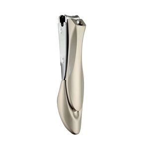 Coupe-ongles ergonomique en acier inoxydable argenté, coupe-ongles professionnel, outil de manucure, poignée confortable, appareil de soin personnel - Product Image 2