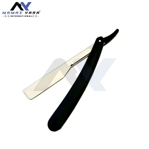 Navaja de Afeitar Profesional de Acero Inoxidable Plegable Tipo Cut Throat con Estuche Protector para Salón - Product Image 4