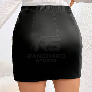 Falda Midi de Cuero Elegante para Mujer, Cintura Alta, Estilo Lápiz, para Oficina, Fiesta, Uso Diario, Moderna y Elegante - Product Image 3