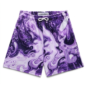 Shorts de plage pour hommes de haute qualité, logo personnalisé, séchage rapide, respirant, léger, taille élastique, imprimé, coupe ample, shorts d'été - Product Image 6