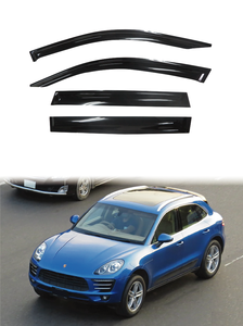 Porsche Macan 2014-On visera de ventana acrílica visera de puerta parasol protector de lluvia con cinta adhesiva doble para protección y decoración - Product Image 2