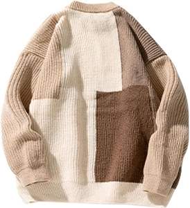 เสื้อสเวตเตอร์ถักลายเคเบิ้ลแขนยาวแบบยูนิเซ็กส์ สไตล์สตรีทแวร์ลำลอง - Product Image 4