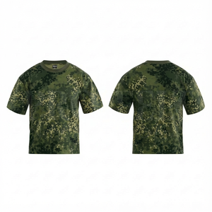 เสื้อยืดโอเวอร์ไซส์ลายพรางพิมพ์ลายตามสั่ง แขนสั้น คอกลม สวมใส่สบาย เหมาะสำหรับกิจกรรมกลางแจ้ง ระบายอากาศได้ดี - Product Image 3