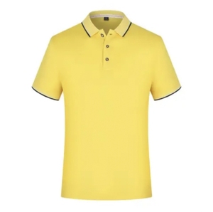เสื้อโปโลผู้ชาย แขนสั้น ผ้าถัก สีพื้น ทรงลำลอง สีแดง รุ่นพรีเมียม - Product Image 3