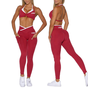 Nude Solid Lace Super Soft Butter Feeling Yoga <b>Leggings</b> & Sports Bra 4-Piece Set Breathable <b>Flare</b> Pants Fitness Training - Product Image 5
