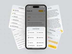 แอปบันทึกการประชุมด้วย AI ขั้นสูง พร้อมการถอดเสียงแบบเรียลไทม์ สรุปผลอัจฉริยะ และการพัฒนาแอปมือถือสำหรับ Android และ iOS - Product Image 5