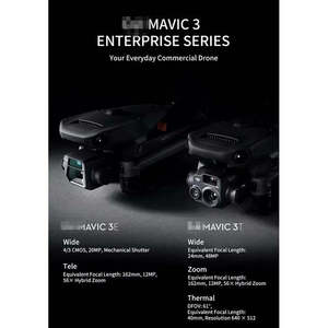 Drones comerciales originales Mavic 3E compactos y portátiles, tiempo máximo de vuelo de 45 minutos con posicionamiento de Zoom híbrido 56 * RTK - Product Image 5