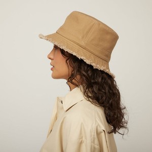 Sombrero de Lona Beige Estilo Nuevo con Bordes Deshilachados, Color Sólido, Unisex, Casual, para Primavera/Verano, 56-58CM, Sombrero de Mezclilla - Product Image 3