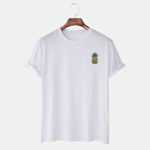 T-shirt homme col rond coupe décontractée couleur unie – Idéal pour l'été – Manches courtes – Nouvelle collection - Product Image 2