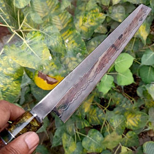 Cuchillo de Filetear Burraq Personalizado Hecho a Mano de Acero Inoxidable, Hoja de 8/10 Pulgadas, Grosor de 3.0 mm, Funda de Cuero, Apto para Lavavajillas - Product Image 2