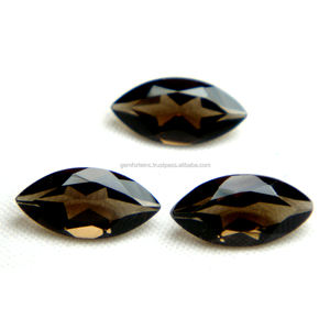 Top Qualité Naturel Grand Quartz Fumé Pierres Précieuses Coussin Ovale Forme Personnalisée Taille Quartz Brun Top Qualité - Product Image 5