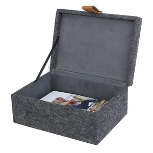 Caja de Almacenamiento de Joyas Decorativa de Resina y Tela, Organizador Hecho a Mano para Accesorios - Product Image 1