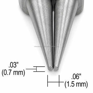 Pince à bec rond OEM à mâchoires courtes, outil professionnel pour la fabrication de bijoux, en acier inoxydable, pour le gainage de fils, vente en gros en vrac pour la fabrication - Product Image 5