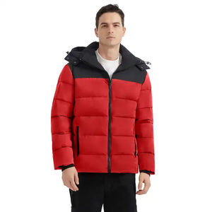 เสื้อแจ็คเก็ตพัฟเฟอร์แบบกำหนดเองสำหรับผู้ชาย แจ็คเก็ตผ้าฝ้ายบุขนเป็ด ระบายอากาศได้ดี แจ็คเก็ตผู้ชายสองสี คุณภาพพรีเมียม สำหรับใช้งานทั่วไป - Product Image 4