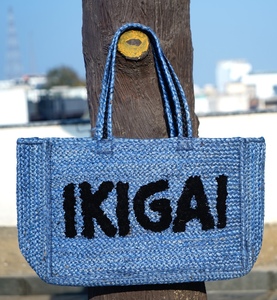 Bolso Tote de Yute Verde Tejido con Bordado de Letras 'Friends', Estilo Bohemio, para Mujer, Verano, Ecológico, Gran Capacidad, Abierto por Arriba - Product Image 3
