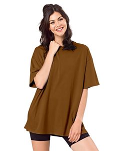 เสื้อยืดผู้หญิงแขนสั้นผ้าฝ้ายแท้ 100% สีพื้น รุ่นใหม่ล่าสุด - Product Image 2