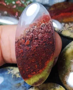 100% Natural <b>Moss</b> <b>Agate</b> Gemstone Green Dendritic Loose Stone Cabochon Faceted Crystal for Jewellery Making Wholesale Price, - Product Image 5