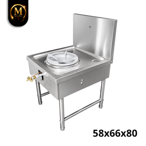 Estufa de Gas Individual de Acero Inoxidable de Alta Potencia para Cocina Comercial, Proveedor Principal de Malasia, Ideal para Restaurantes y Cafeterías - Product Image 4