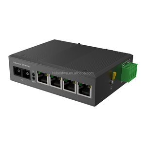 Made in China 10/100Mbps 4RJ45 1*155Mbps Single Mode Duplex SC Fiber Optic Ethernet Industrial <b>Switch</b> Reach 20KM - Product Image 3