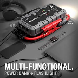 New Offer 5250A UltraSafe Jump Starter – 12V Lithium <b>Battery</b> Booster Pack, Portable Jump Box, Power Bank & Jumper <b>Cables</b> - Product Image 2