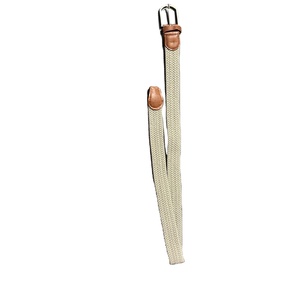 Ceinture multicolore pour hommes de haute qualité avec ceinture élastique à boucle argentée - Product Image 2