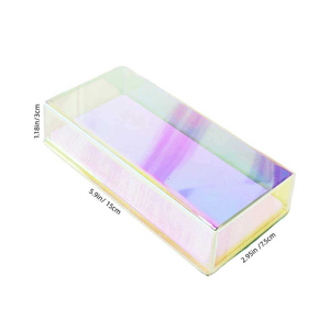 Professional Acrylic Rectangle Solid <b>Large</b> Capacity Eyelash Hand <b>Plate</b> for Multi-Size Volume Lashing at Competitive Price - Product Image 2