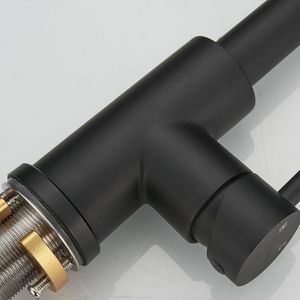 Rubinetto da Cucina Nero con Doccetta Estraibile, Mini Rubinetto da Bar per Lavabo Bagno e Cucina - Product Image 2