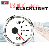 Hyundai-Marine Heavy Truck untuk Lampu LED Merah Lensa Bening Tahan Air IP67 2-Inci 52mm dengan TRIM Pelat Depan Putih 12V Needle
