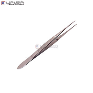 Pinzas Oftálmicas GRAEFE Iris Forceps 4 (102mm) Rectas con Mordazas Serradas para Microcirugía, Instrumentos Médicos - Product Image 5