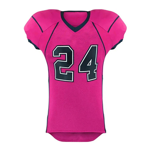 Trendy American Custom Reflective American Football Jerseys Wholesale High Quality Polyester Unisex Uniform OEM - Product Image 2