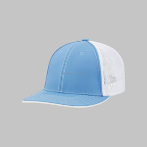 OEM Wholesale Custom Printed Design 5 6 Panel Trucker <b>Hat</b> Embroidery Patch Baseball Mesh Sublimation Blanks Trucker Caps - Product Image 6