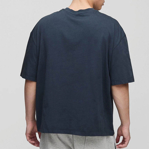 เสื้อยืดสตรีทแวร์วินเทจ พิมพ์ลายโลโก้แบบสกรีน ซันเฟด สำหรับผู้ชาย เสื้อยืดผู้ชายผ้าฝ้ายถัก 100% ซันเฟด - Product Image 2