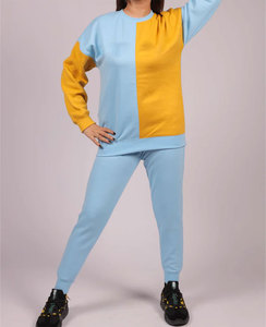 Vêtements de fitness personnalisés de haute qualité Gym haut court coton polaire femmes sweats à capuche sans ficelle pantalons de survêtement ensemble de survêtements - Product Image 4