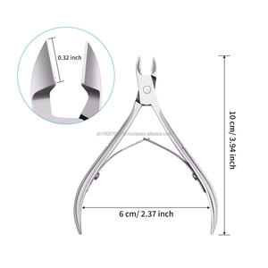 Cortacutículas Profesional de Acero Inoxidable, Herramienta para el Cuidado de las Uñas, Agarre Ergonómico, Instrumento para Cortar Cutículas de Alta Calidad - Product Image 3
