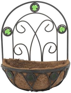 Meilleures ventes : Vase à fleurs Coco Liner, seau rustique de style campagnard français avec poignée, pour pot suspendu à domicile - Product Image 5