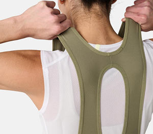 กางเกงปั่นจักรยานแบบมีสายรัดเอว Sprint Sports สำหรับผู้ชายและผู้หญิง สีดำล้วน สีเขียวมะกอก ระบายอากาศได้ดี แห้งเร็ว ผลิตจากผ้าสแปนเด็กซ์/ไนลอน 220 กรัม - Product Image 5