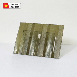 Plaque de polycarbonate ondulée de qualité supérieure, isolation thermique, résistante aux intempéries, aux rayures et durable pour abri de voiture - Product Image 4