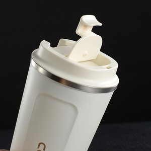 Portavasos térmico de lujo con pantalla digital, ergonómico, de acero inoxidable, para bebidas frías y calientes. - Product Image 2