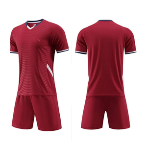 Ropa Deportiva para Hombre, Uniforme de Fútbol, Top Corto, Tendencia Antiarrugas, Venta Caliente, Calidad Premium, Ligero, Transpirable, 100% Poliéster - Product Image 1