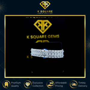 Reloj de Lujo Unisex VVS con Diseño Único, Resistente al Agua, de Acero Inoxidable, Cuero y Cuarzo, con Diamantes Moissanite, a Precio Bajo de Mercado y Suministro al por Mayor - Product Image 5