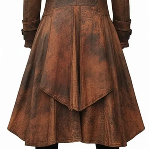 Manteau en cuir véritable pour homme, veste d'hiver de qualité supérieure, logo personnalisé, vêtements d'extérieur tendance, nouvelle collection 2026 - Product Image 6