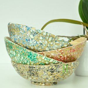 ถ้วยแม่มุกหรูหราสำหรับตกแต่งโต๊ะถาดมุกสไตล์โบฮีเมียนทำงานหัตถกรรมจากเวียดนามสินค้าใหม่ - Product Image 4