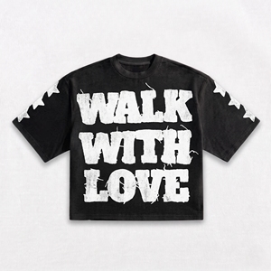 T-shirt graphique oversize pour homme en coton épais 100% – Style streetwear, épaules tombantes, impression sérigraphiée, logo personnalisé, coupe ample – Vente en gros - Product Image 2