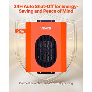 เครื่องทำความร้อนแบบพกพาสำหรับบ้านสุนัข 800 วัตต์ พร้อมระบบป้องกันความร้อนเกิน ปรับอุณหภูมิได้ และตั้งเวลาทำงานได้ 24 ชั่วโมง เพื่อความอบอุ่นของสัตว์เลี้ยง - Product Image 5