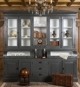 ตู้โชว์ไม้เนื้อแข็งแบบเป็นมิตรกับสิ่งแวดล้อม ทนทาน ดีไซน์ทันสมัย พร้อมช่องเก็บของแบบซ่อนหลายชั้น - Product Image 2