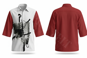 เสื้อเชิ้ตแขนยาวผ้าฝ้าย 100% พิมพ์ลายกราฟิกแบบกำหนดเอง สไตล์ลำลอง ติดกระดุม ใส่สบาย ทรงโอเวอร์ไซส์ - Product Image 2